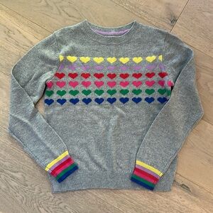Mini Boden heart sweater
